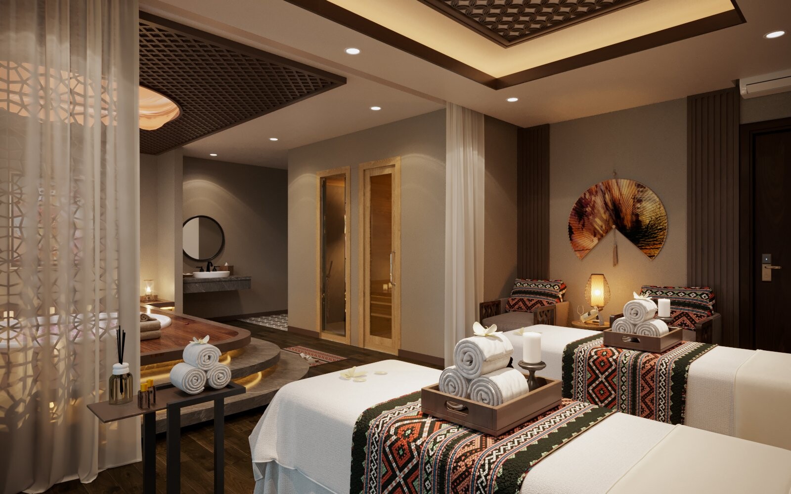 Spa treatment at Hotel Montmartre de Sapa with mountain serenity