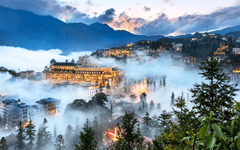 Sapa attractions: Top 10 Must-visit check-in spots 1 Breathtaking View Of Sapa Attractions – Misty Mountains, Rice Terraces, And Vibrant Ethnic Culture