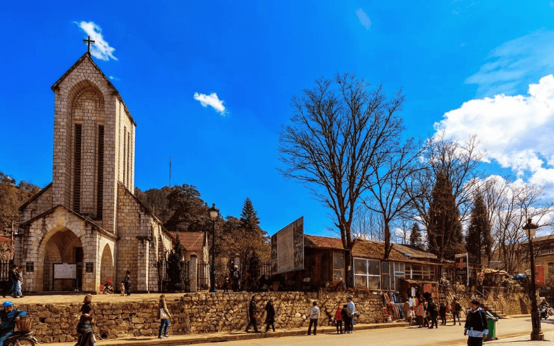 Sapa attractions: Top 10 Must-visit check-in spots 8 The Iconic Sapa Stone Church – A Gothic Landmark In The Misty Town